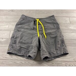 Kokatat Mens Gray Nylon Board Shorts Kayak Paddling Water Shorts Size 36 1072